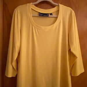 Susan Graver 3/4 Sleeve Top